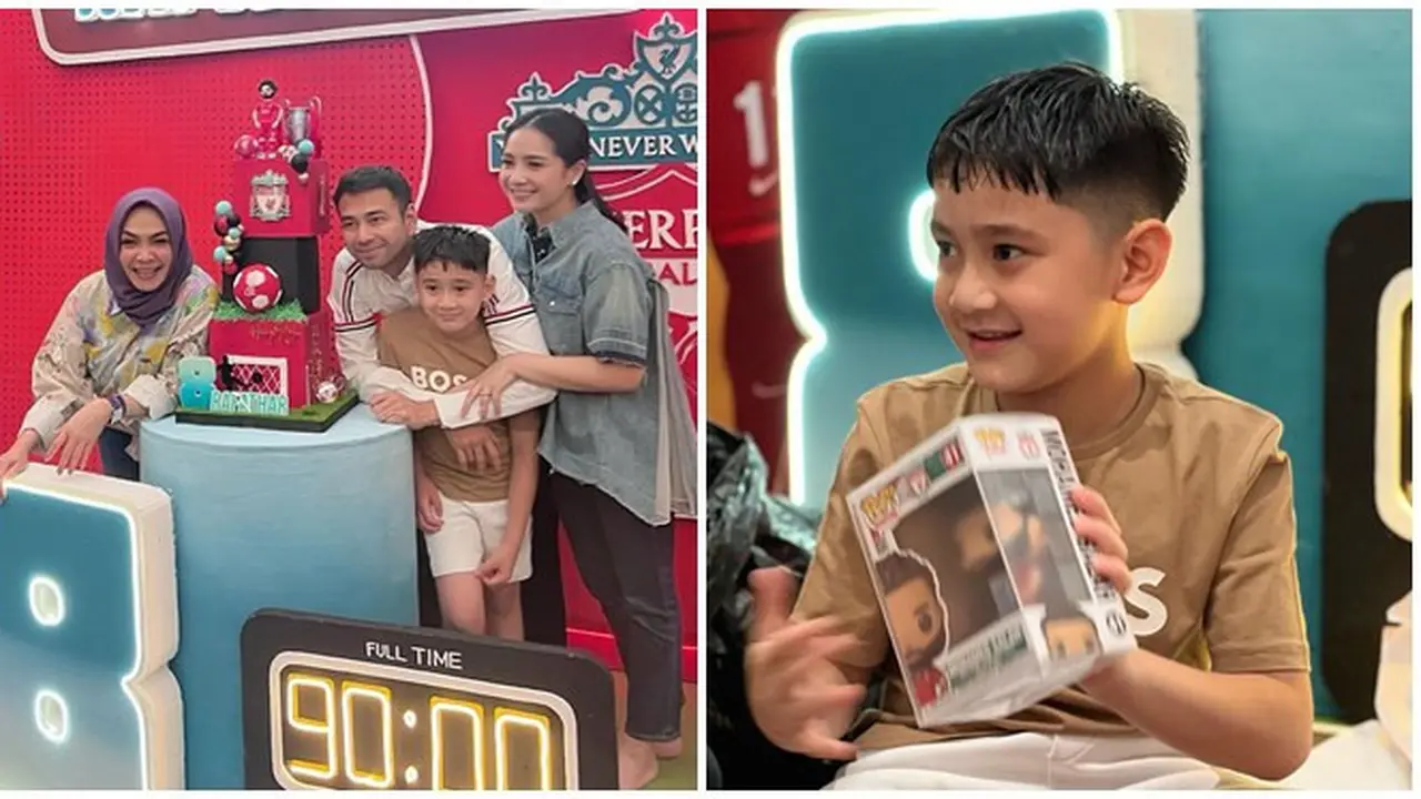 8 Momen Perayaan Ulang Tahun Rafathar Malik Ahmad, Digelar di Garasi Rumah