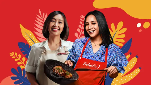 Nagita Slavina masak dengan daging premium (Istimewa)