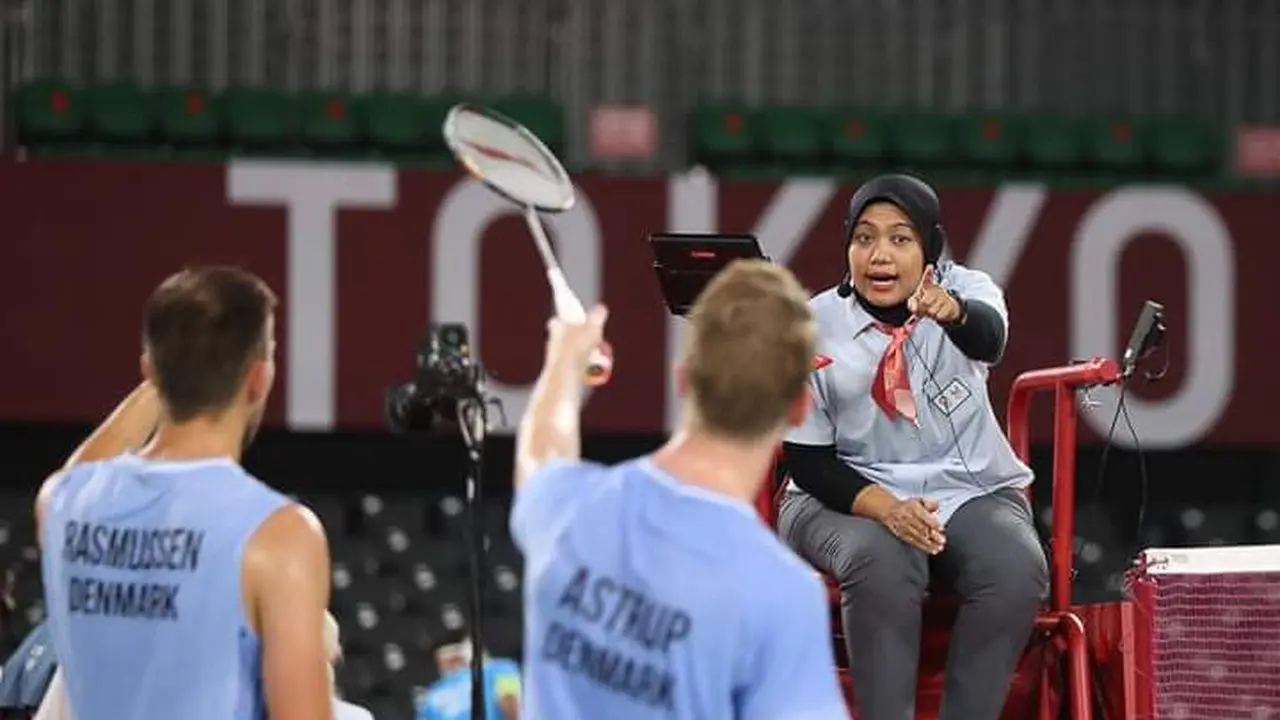 Kisah Qomarul Lailah, Guru Bahasa Inggris yang Jadi Wasit Olimpiade Tokyo 2020