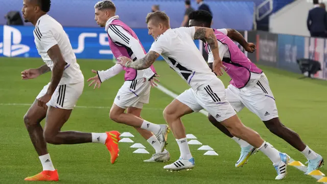 Persiapan Real Madrid Jelang Hadapi Eintracht Frankfurt di Piala Super Eropa 2022