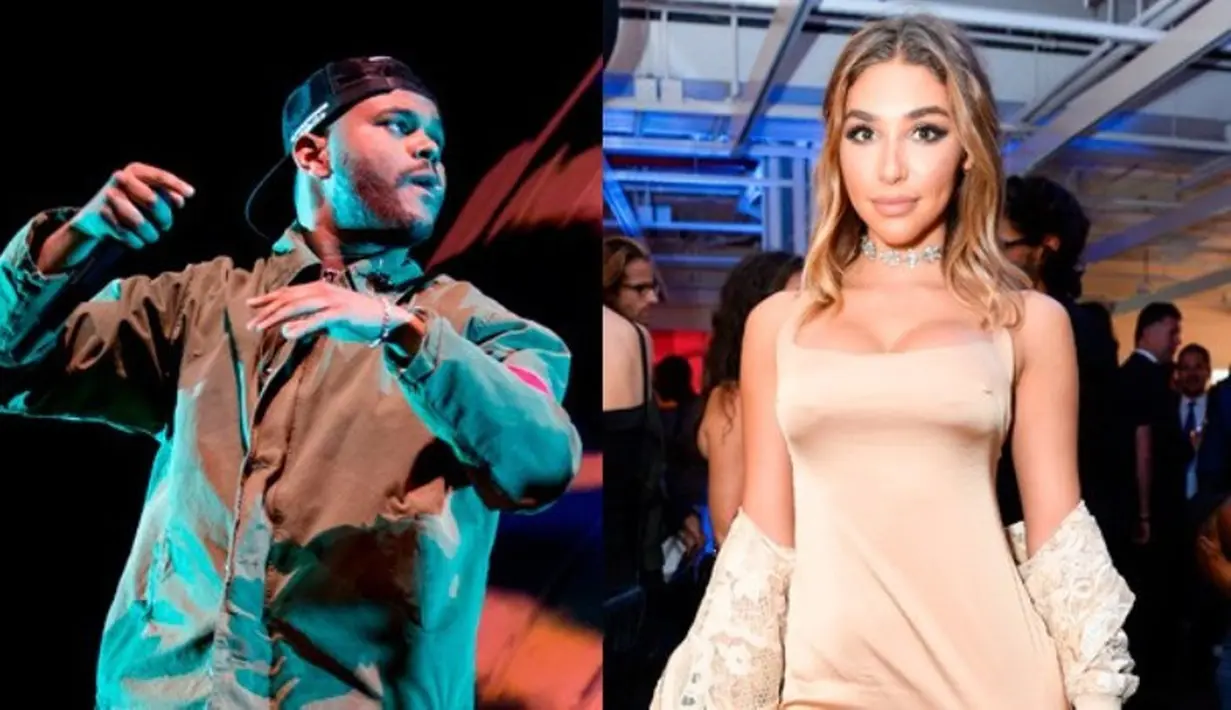 Chantel Jeffries pun terlihat nyaman dengan The Weeknd. (News Channels)