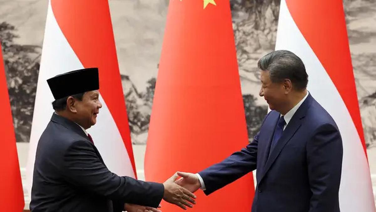 Kedatangan Presiden RI Prabowo Subianto Disambut Hangat Presiden China Xi Jinping