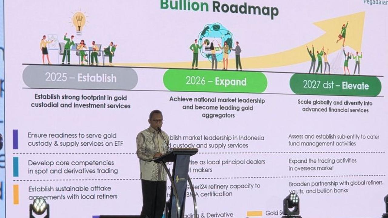 Pegadaian Kelola Emas Capai 141 Ton hingga 2025, Dukung Ekosistem Bullion Bank Nasional