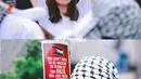 Berada di barisan pendemo, paras cantik Syifa Hadju jadi sorotan dengan fitur wajah yang khas [@syifahadju]