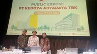 Paparan publik PT Kedoya Adyaraya Tbk (RSGK), Selasa (13/6/2023). (Foto: Liputan6.com/Elga N)