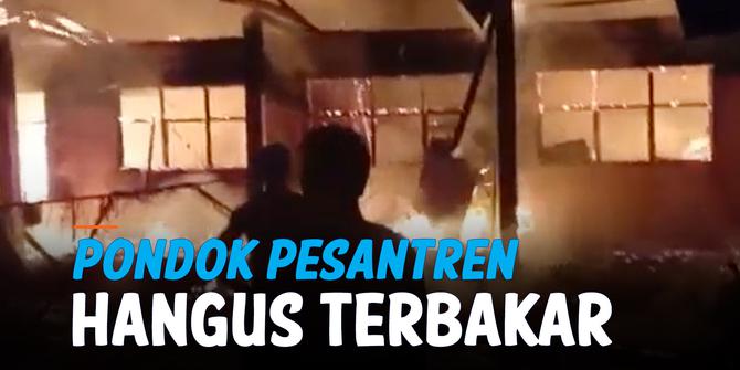 VIDEO: Pondok Pesantren Nurul Iman Sumbar Hangus Terbakar