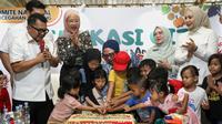 Komite Nasional Pencegahan Stunting (KNPS) menggelar kegiatan edukasi gizi dan sosialisasi program pencegahan stunting di Rumah Susun (Rusun) Jatinegara Barat, Jakarta Timur (Istimewa)