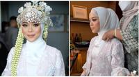 Detail penampilan Lesty Kejora saat akad nikah (Sumber: Instagram/bennusorumba)