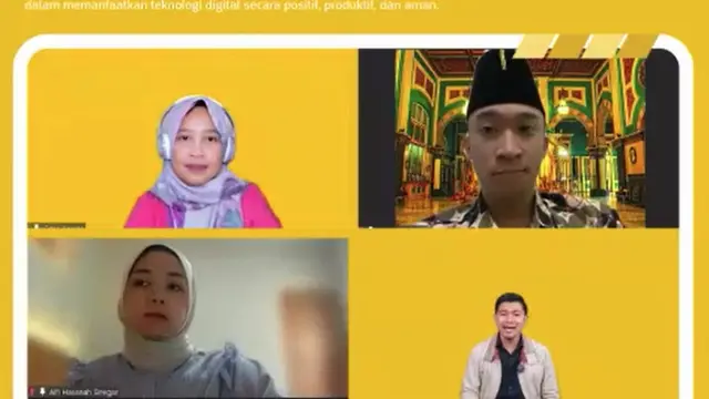 Alfi Siregar menjadi salah satu pembicara dalam webinar yang digelar Kementerian Komunikasi dan Informatika RI bersama Gerakan Nasional Literasi Digital Siberkreasi, Selasa (27/9/2022).