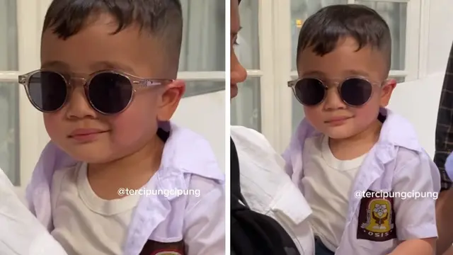 Cipung Cosplay Jadi Anak SMA