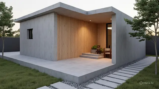 Desain Rumah Semi Permanen Budget 40 Jutaan