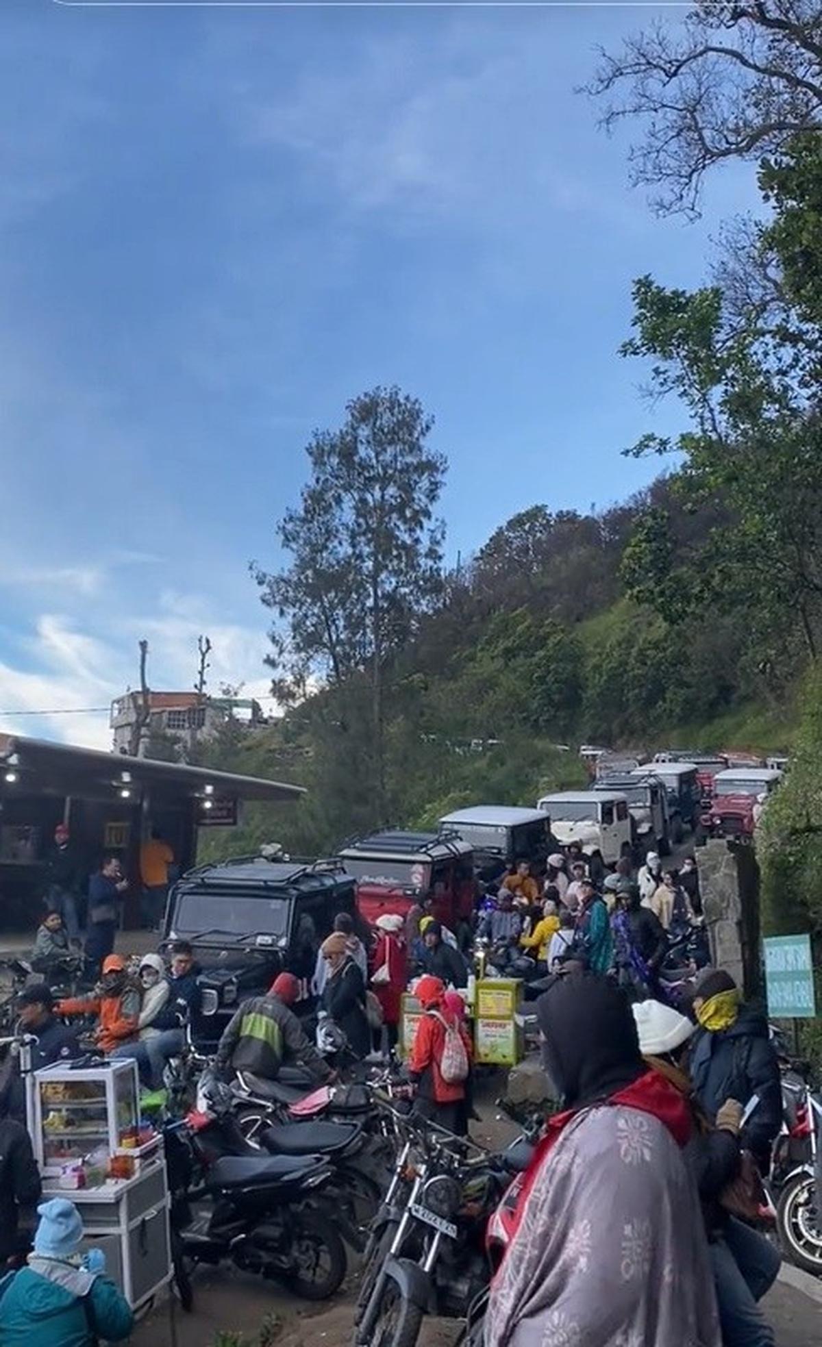 Gunung Macet saat Liburan Panjang