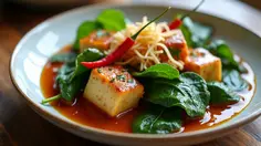 Resep Tahu Bayam Saus Tiram ala Resto yang Lembut Gurih