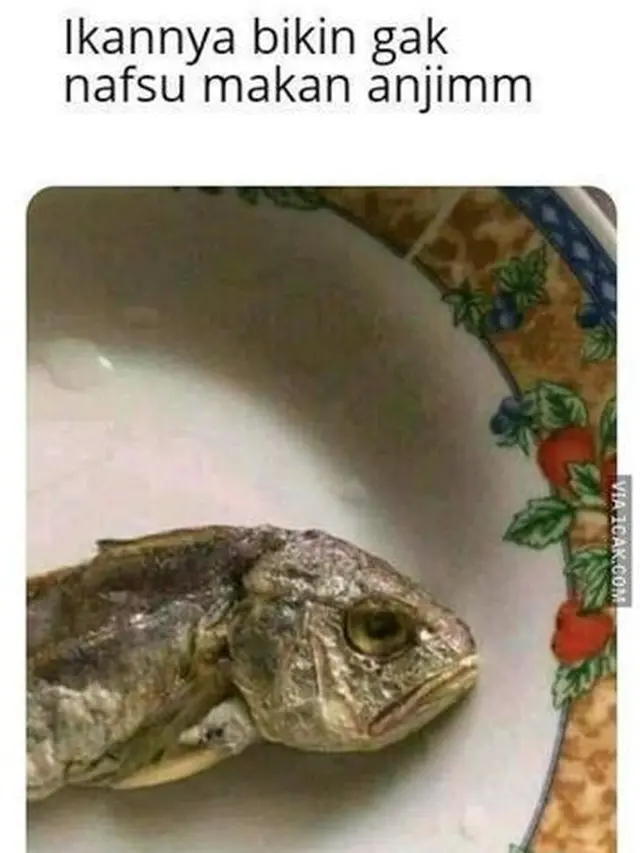 6 Potret Ikan Nyeleneh Setelah Digoreng,