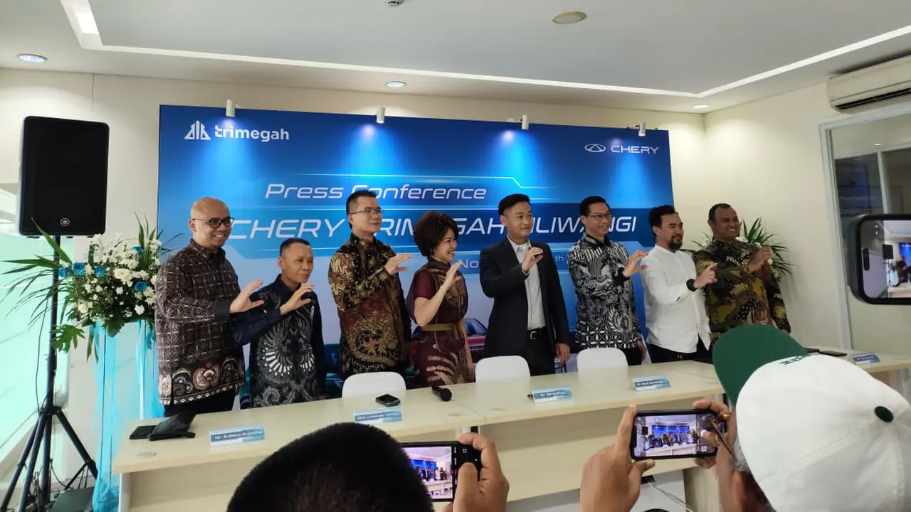 Press Conference Chery Trimegah Bekasi