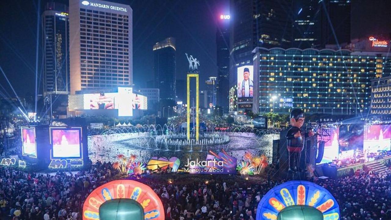 HUT DKI Jakarta ke-499 Dorong Perputaran Ekonomi Jakarta Capai Rp2 Triliun di Bundaran HI