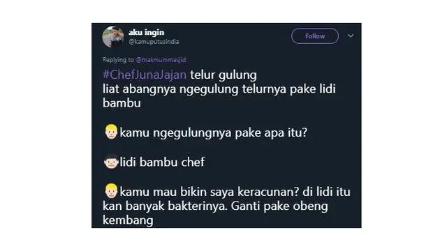 7 Cuitan Netizen Soal Chef yang Jajan Ini Bikin Ngakak