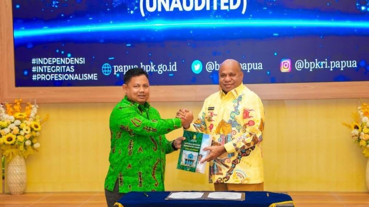 Pemprov Papua Serahkan LKPD 2025 ke BPK, Wujudkan Tata Kelola Keuangan Akuntabel