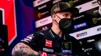 Hari Pertama Berstatus Pembalap Pabrikan Yamaha, Fabio Quartararo Kesal dengan Diri Sendiri