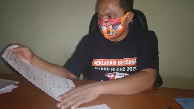 Ketua KPU Kabupaten Blora, Mohammad Khamdun (Liputan6.com/Ahmad Adirin)
