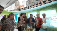 Kunjungan Sofyan Djalil melihat proyek perumnas di IIPEX 2019