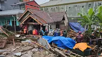 Banjir Bandang menerjang kawasan Cimahi Utara, Kota Cimahi pada 6 Januari 2024. (sumber foto: Biro Adpim Jabar)