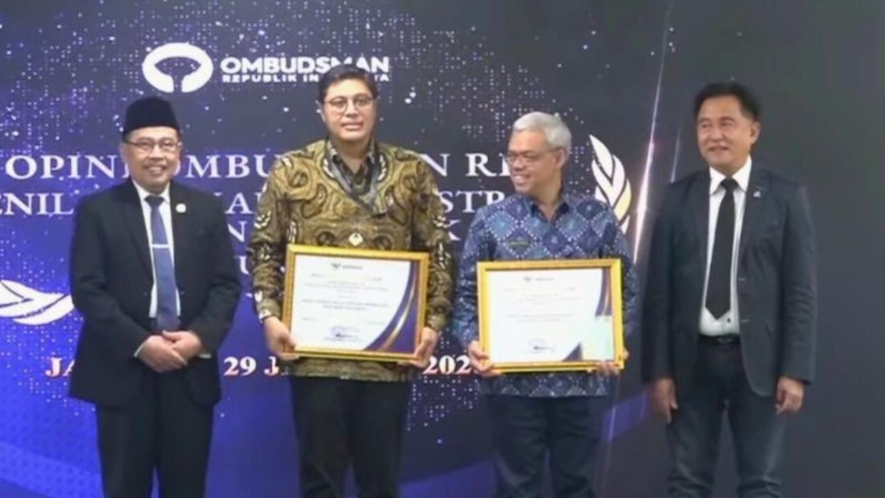 Ombudsman RI Beri Opini Kualitas Tertinggi Tanpa Malaadministrasi ke Lima Kementerian