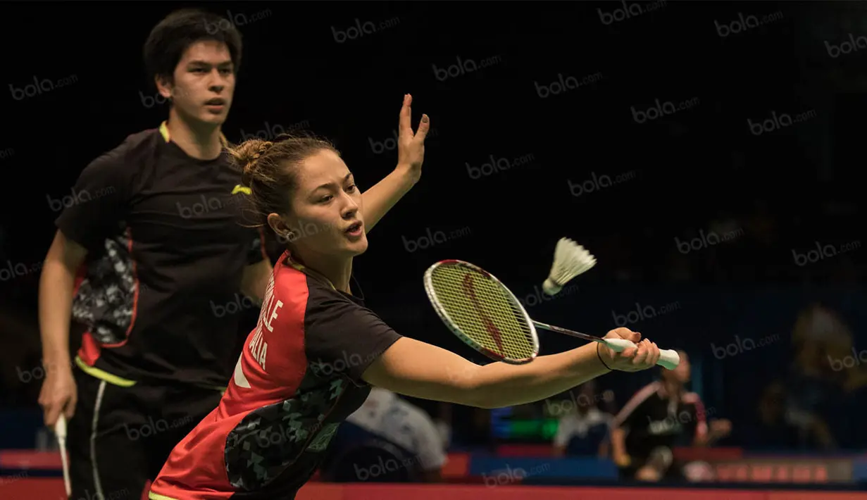 Meskipun sudah tersingkir dari nomor ganda campuran namun Gronya Somerville masih memiliki kesempatan pada ganda putri. Pebulutangkis Australia itu akan berpasangan dengan Setyana Mapasa. (Bola.com/Vitalis Yogi Trisna)