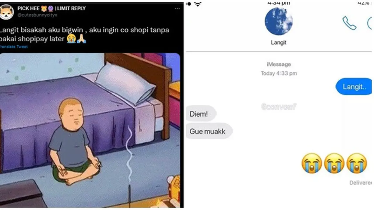Keinginannya Aneh-Aneh, 6 Curhatan Warganet ke Langit Ini Kocak Banget