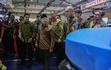 FOTO: Momen Wapres Ma'ruf Amin Tinjau Pameran Otomotif GIIAS 2024