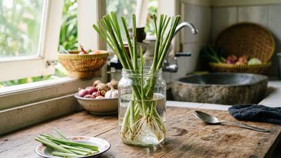 Cara Menanam Serai dari Batang Bekas Masak buat Stok Dapur di Rumah