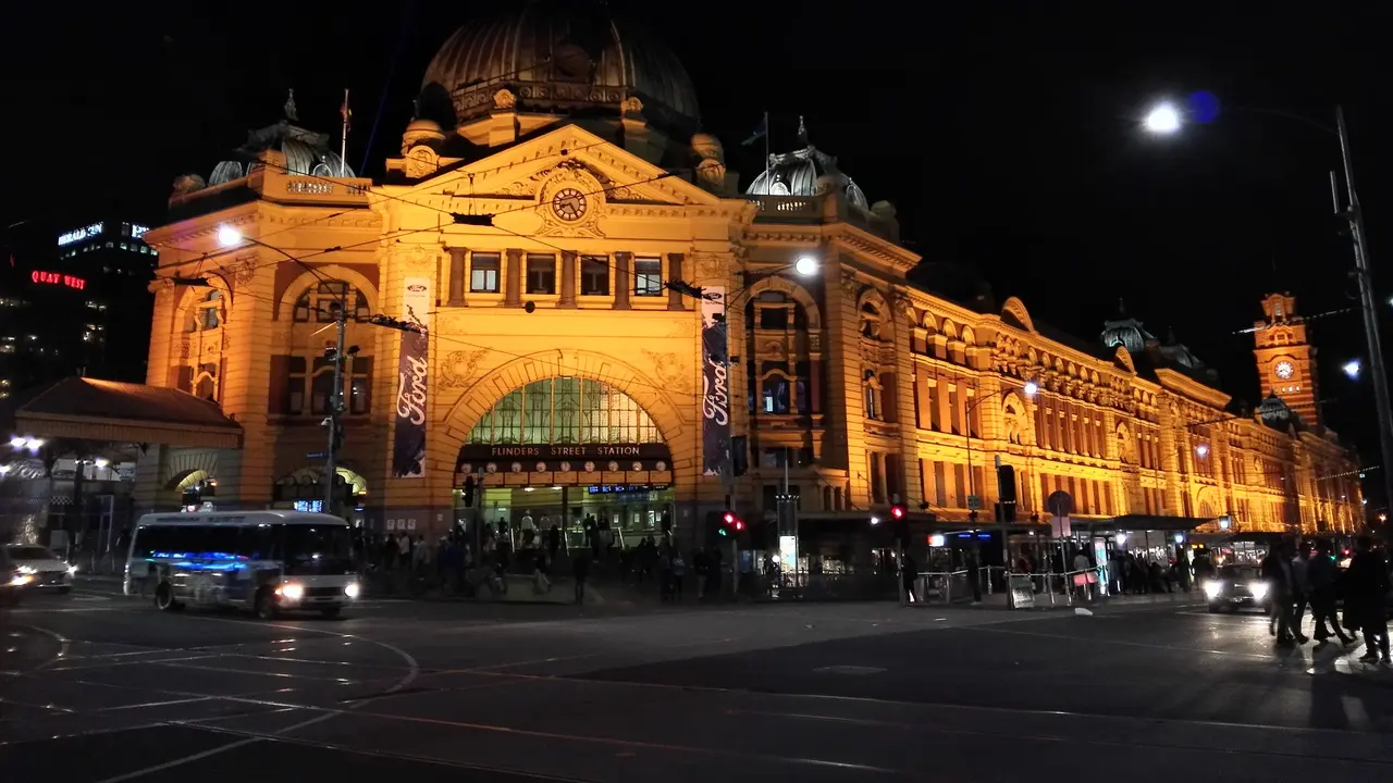 Stasiun Flinders. (Liputan6.com/Tanti Yulianingsih)