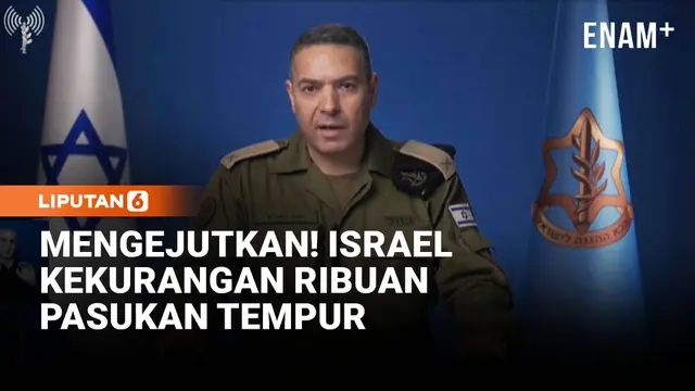 Israel Ungkap Kekurangan Ribuan Pasukan Tempur