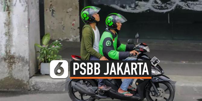 VIDEO: Ojek Dilarang Angkut Penumpang Saat PSBB Jakarta