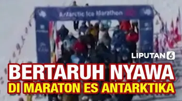 Pertengahan Desember lalu, 62 orang dari 18 negara berpartisipasi dalam Maraton Es Antarktika. Peserta berlari sejauh 42,2 km di kaki Pegunungan Ellsworth, Antarktika, hanya beberapa ratus kilometer dari Kutub Selatan.