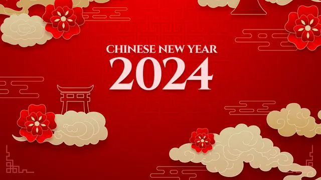 Ilustrasi Tahun Baru China, Imlek 2024