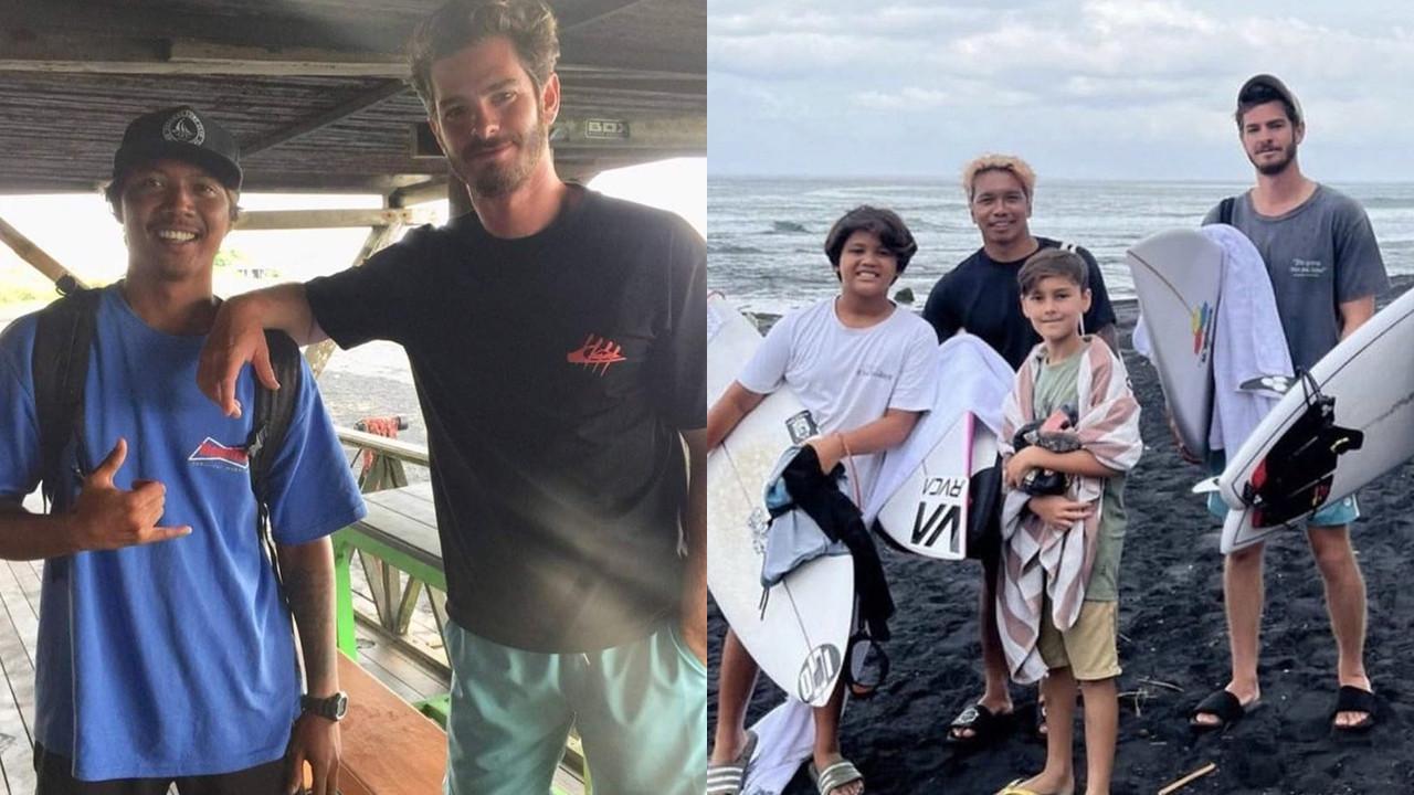 Andrew Garfield Liburan di Bali