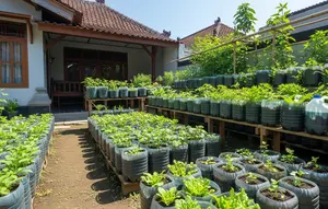 7 Inspirasi Pekarangan Produktif Menggunakan Galon Bekas, Solusi Berkebun Hemat
