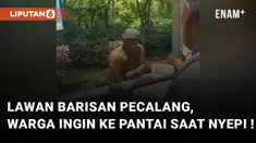 Warga desa Sumberkelampok, Kab. Buleleng, Bali, melawan barisan pecalang yang menjaga pantai. Kejadian tersebut terjadi saat Hari Nyepi (22/03/2023), beberapa warga pergi ke Pantai Prapat Agung.