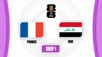 Piala Dunia 2026 Prancis Vs Irak. (KLY)