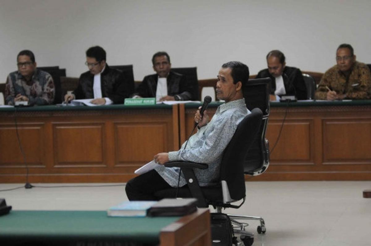 Mantan Ketua KPUD Lebak bersaksi di sidang Amir Hamzah-Kasmin