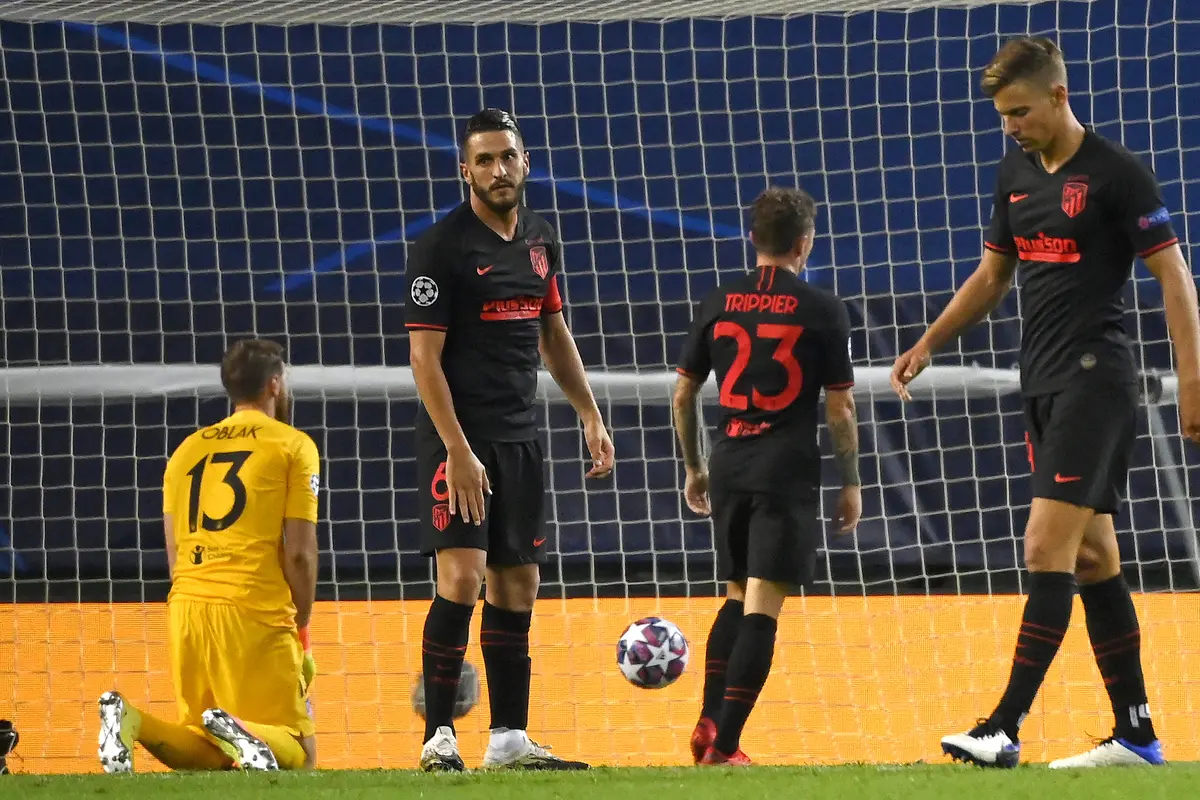 Wajah Lesu Pemain Atletico Madrid Usai Tersingkir dari Liga Champions