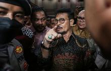 FOTO: Ekspresi Syahrul Yasin Limpo saat Berterima Kasih dan Minta Maaf usai Divonis 10 Tahun Penjara