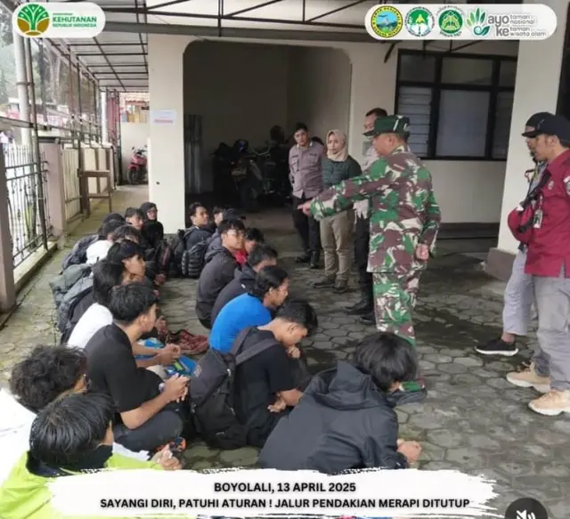 Viral dua pendaki ilegal terciduk di Gunung Merapi, sengaja mendaki karena terinspirasi dari TikTok