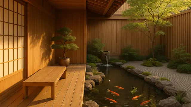 Model Teras Gaya Zen Jepang