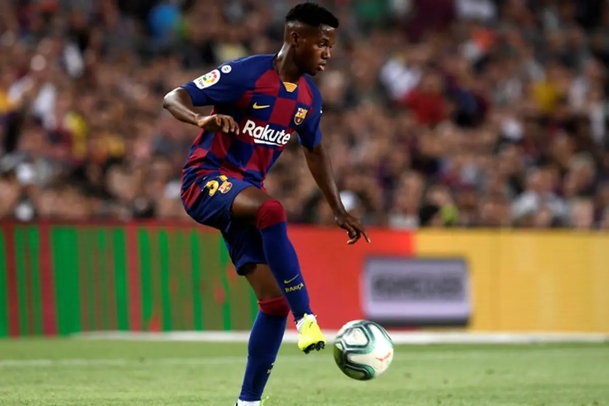 Penyerang muda Barcelona, Ansu Fati.