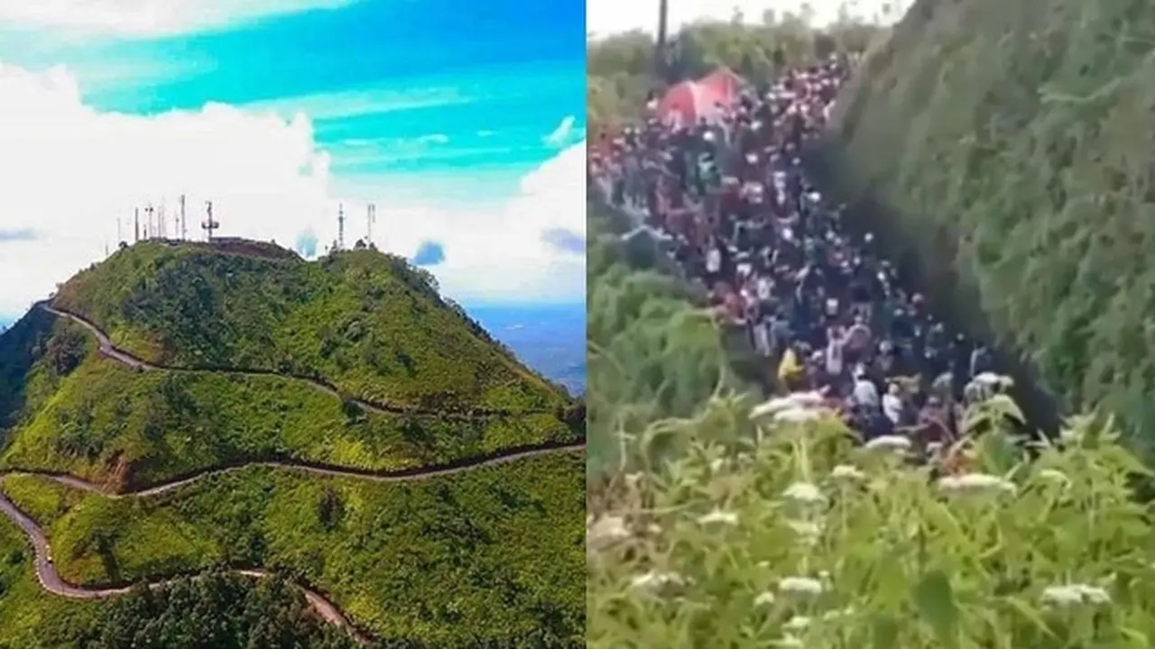 Ditutup Sementara Akibat Viral, Ini 5 Potret Gunung Telomoyo yang Padat Pengunjung
