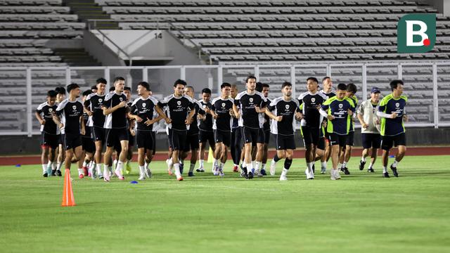 Timnas Indonesia latihan jelang hadapi Australia di Kualifikasi Piala Dunia 2026
