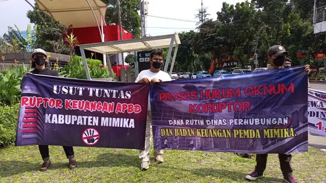 Sekelompok Masyarakat Melaporkan Kasus Dugaan Korupsi di Kabupaten Mimika dan Kabupaten Biak Numfor ke KPK