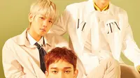 EXO CBX beranggotakan Baekhyun, Xiumin, dan Chen. (SM Entertainment via Soompi)